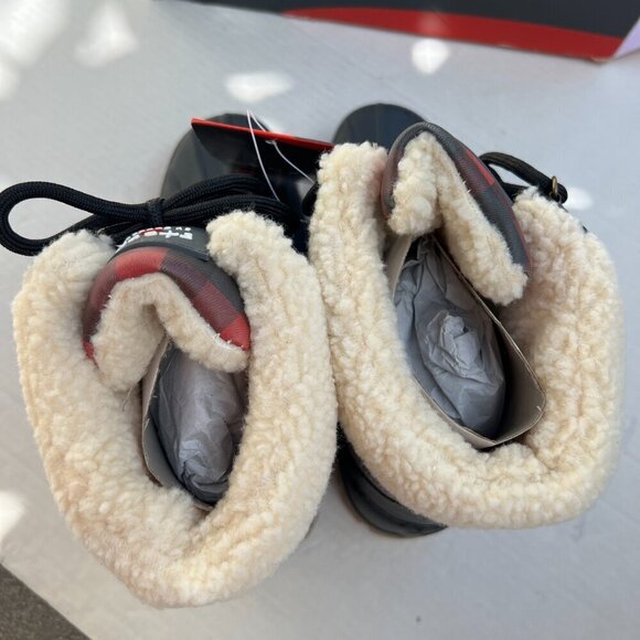 Cougar Waterproof Lace Up Winter Boot Women 7 Medium Carlisle Red Plaid - Picture 9 of 13